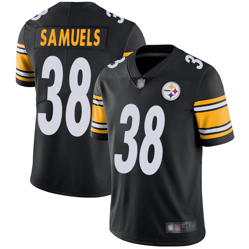 Youth Pittsburgh Steelers Football #38 Limited Black Jaylen Samuels Home Vapor Untouchable Nike NFL Jersey->women nfl jersey->Women Jersey
